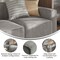 Flash Furniture Bridgetown Luxury Modular Sectional Sofa, Right Side with Arm Rest, Gray IS-IT2231-RC-GRY-GG - alternate 8